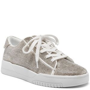 Jessica Simpson Silesia Rhinestone Lace Up Sneaker